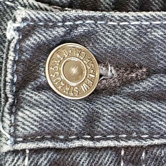 VTG 90's Levi's XX 501 Button Fly Jeans Men’s Size 29x32 Made in USA Flaw - Picture 4 of 11